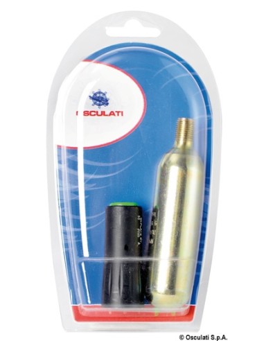 Bombola e kit ricambio valvola universali per giubbotti autogonfiabili -ULM-5 33g - SICUREZZA - 2239814