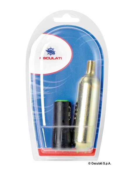 Bombola e kit ricambio valvola universali per giubbotti autogonfiabili -ULM-5 33g - SICUREZZA - 2239814