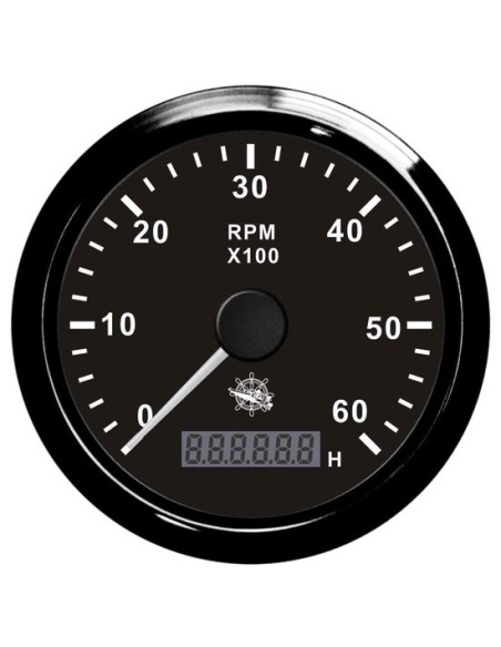 Contagiri elettronico universale con contaore 0-8000 RPM - 27.325.04 - 