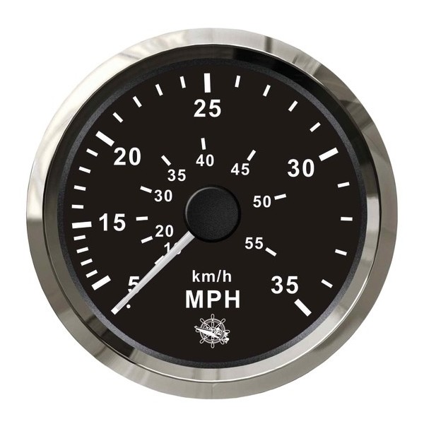 Spidometro con tubo di Pitot (a pressione d'acqua) SCALA 0-65 MPH - 27.325.10 - 