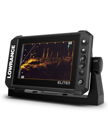 Lowrance Elite 7FS eco/GPS TouchScreen con trasduttore di poppa HDI eco standard frequenza 83 e 200 khz e DownScan Imaging - 000