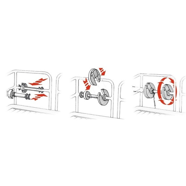Line drum reel, made of reinforced plastic - Mooring line - 0631173 2