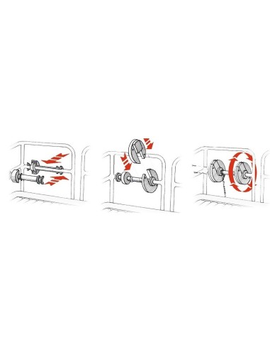 Line drum reel, made of reinforced plastic - Mooring line - 0631173