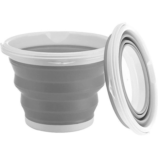 Folding silicon bucket 10 L - P0032000 -  2