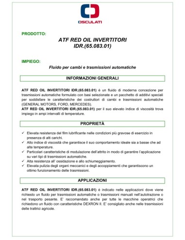 ATF Red Oil - 65.083.01 - 