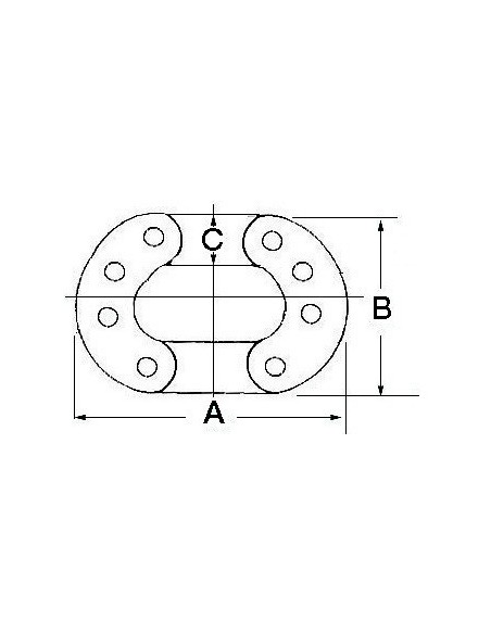 Falsa maglia in acciaio inox per catena calibrata - Ancoraggio e Ormeggio - 0167206