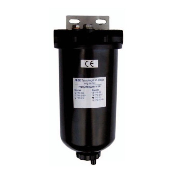 Purifying filter fitted with stainless steel 120 micro filtering element - 17.020.00 - 