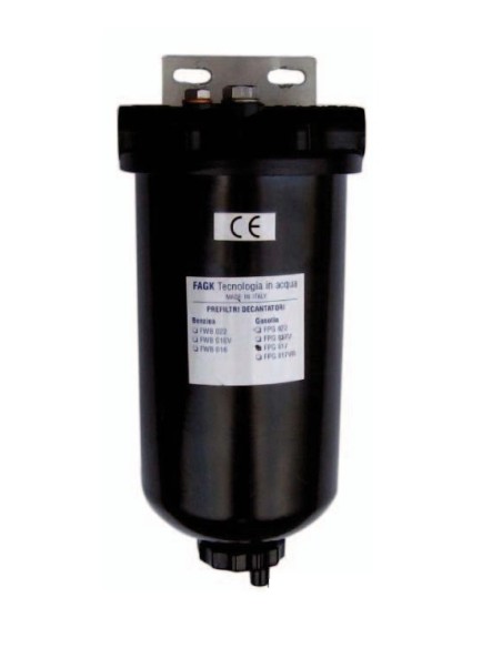 Prefiltro decantatore con elemento filtrante in rete inox 120 micron - 17.020.00 - 
