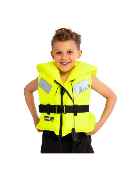 GIUBBOTTO DI SALVATAGGIO COMFORT BAMBINO GIALLO - 244823010-10/15KG - 