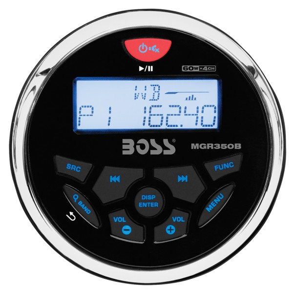 Radio circolare USB con Bluetooth Boss Marine 240W - 29.530.05 - 
