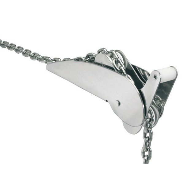 Musone inox a ribalta per ancore da 20 kg - 01.333.03 - 