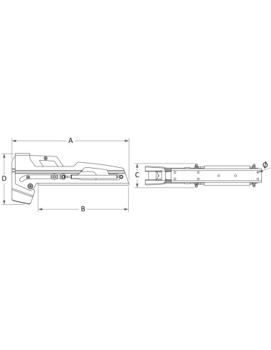 Musone estensibile per ancore 7,5 e 10 kg - 01.338.07 - 