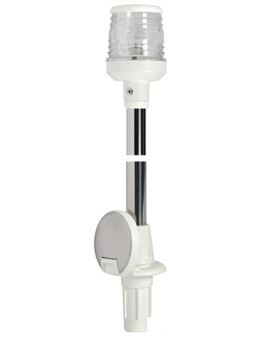 Classic 360° pull-out pole with Advance base, for vessels up to 20 metres - WHITE - 11.163.02 - 