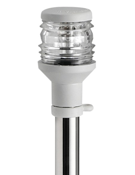 Retractable pole Aisi 316 white plastic light - 11.141.02 - 