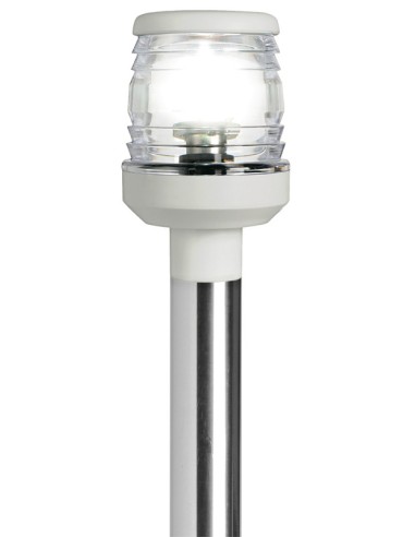 SS light pole 60 cm w/white plastic light - WHITE - 11.110.02 - 