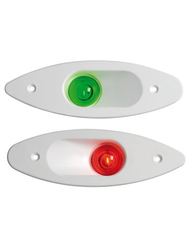 Luci di via laterali ad incasso in ABS - bianco - 11.129.11 - 