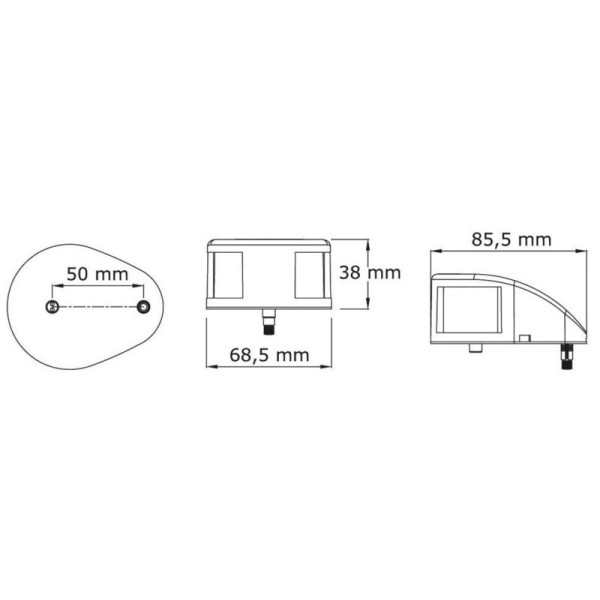 MOUSE navigation lights - 11.037.01 -  2