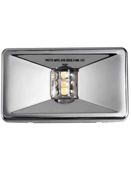 Fanale rettangolare Mouse Stern corpo inox - 11.036.22 - 
