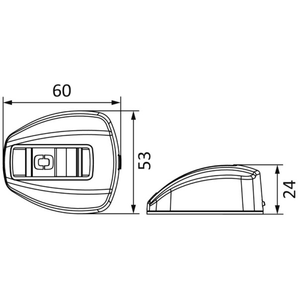 NEMO LED navigation lights -left+right 112.5° Blister - vertical mounting - 11.470.01 -  2