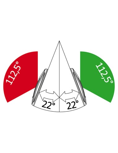 Luce di via NEMO – sinistra e destra 112,5° montaggio ad incasso - 11.473.01 - 