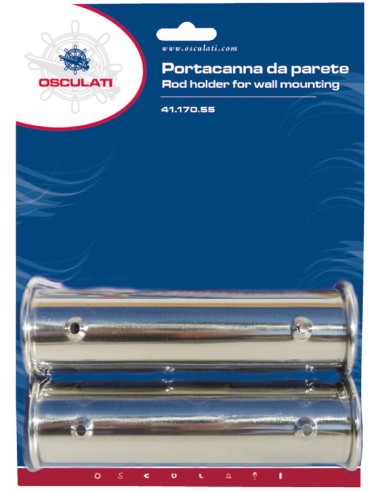 Portacanna a parete fissaggio invisibile - 41.170.55 - 