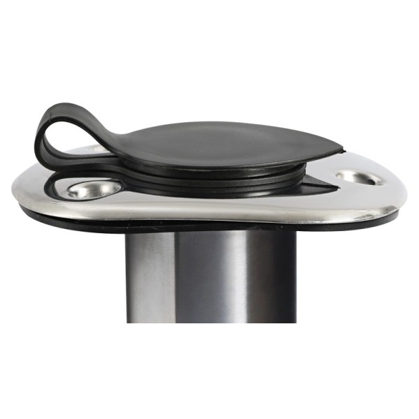 Flush-mount SS rod holder 42 mm 90° - 41.211.72 -  2
