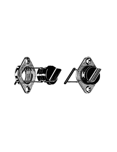Chromed brass drain plug 35 mm - 18.538.01 - 