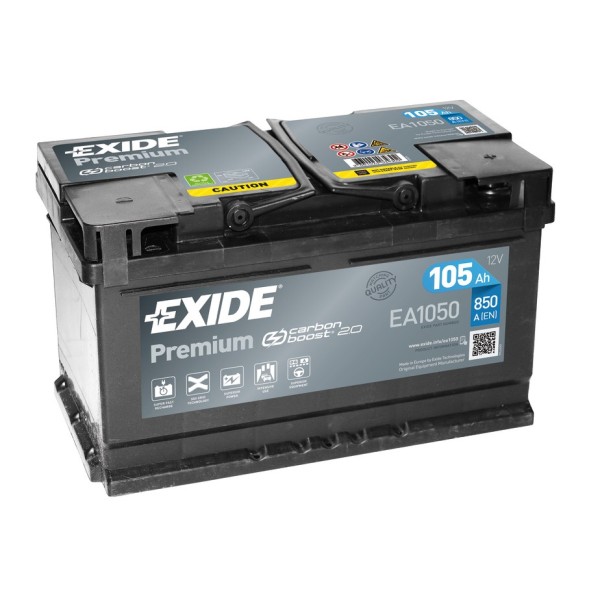 Batterie EXIDE Premium per avviamento 105Ah - EA1050 - 12.404.05 - 
