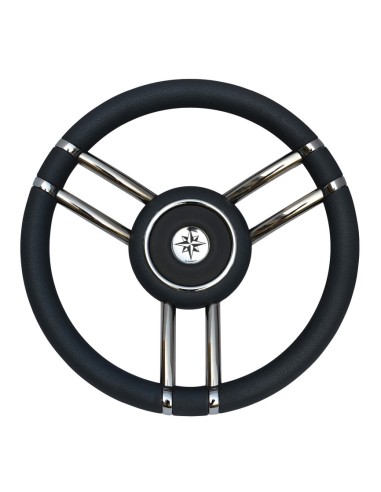 Volante Apollo inox e poliuretano Ø 35 cm - NERO - 45.178.11 - 