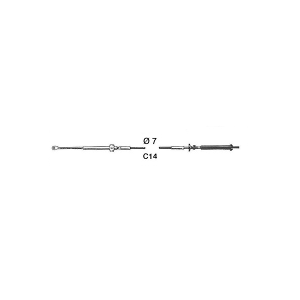 Engine control cable C14 - 45.014.13 - 