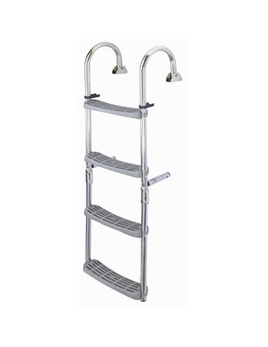 Scaletta pieghevole PLASTIMO con 6 gradini - P55698 - 