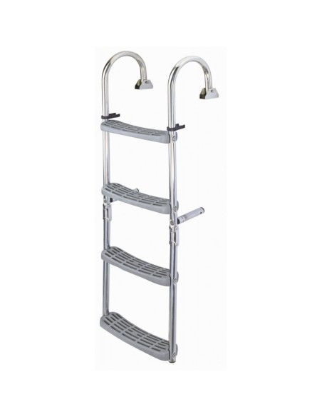 Scaletta pieghevole PLASTIMO con 6 gradini - P55698 - 