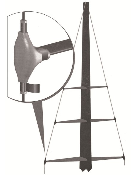 Crosstree covers with aerodynamic profile - SAILING &amp; SPORT - 5749202