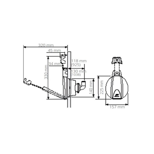 PLASTIMO MANUAL PUMP MOD.925 WITHOUT BY-PASS - P39539 -  2