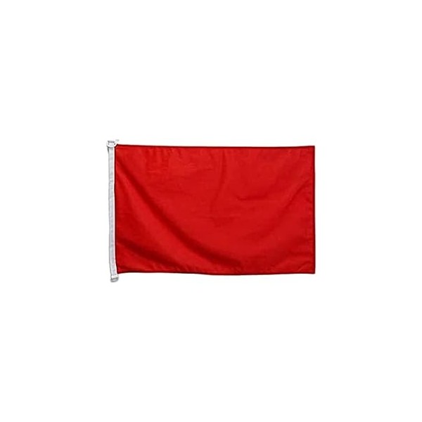 BANDIERA ROSSA di pericolo 40X60 cm - 5252140 - 