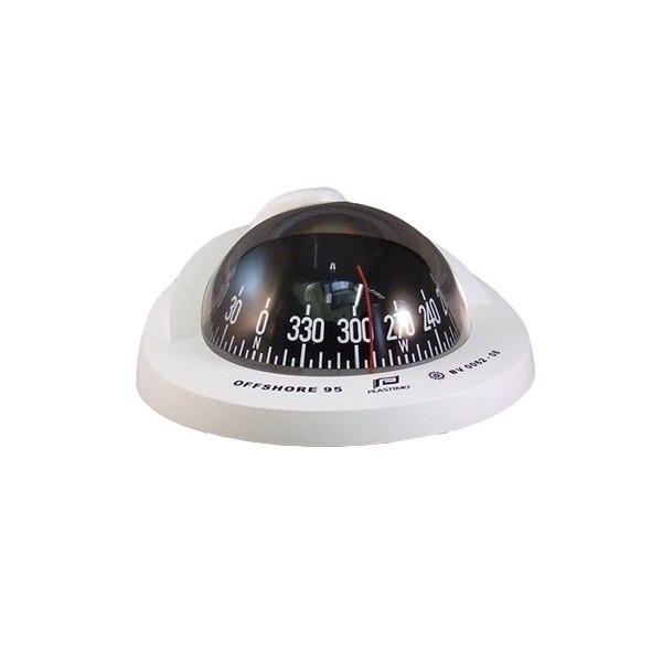PLASTIMO BLACK COMPASS WITH BLACK FLAT CARD - P65737 - 