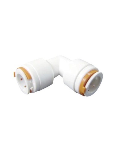 Gomito a 90° fem/fem per impianti idrici rapidi KP Ø 12 mm - 17.111.02 - 