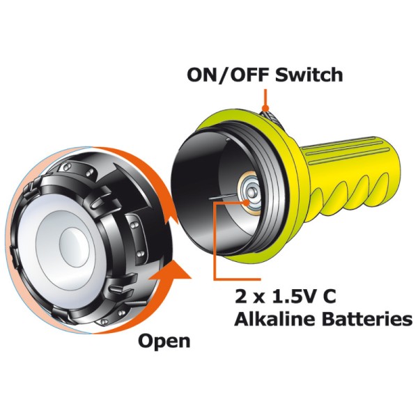 Torcia a LED subacquea Sub-Extreme - 12.170.02 -  2