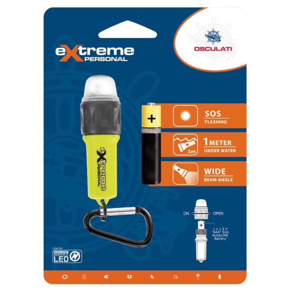 Mini torcia a LED Extreme Personal per emergenza - 12.170.08 -  2