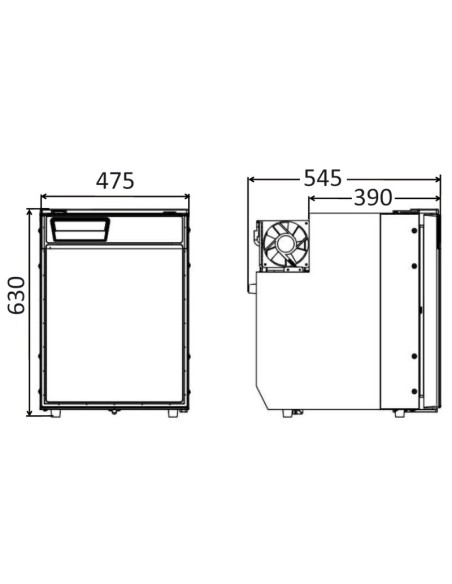 Frigorifero FRIGO° 85L - 50.960.02 - 