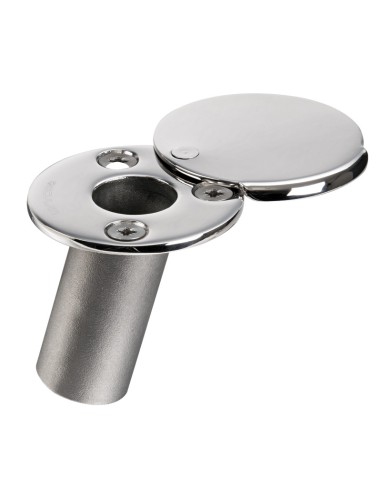 Flexible bimini pole base with water resistant cap - 46.825.02 - 