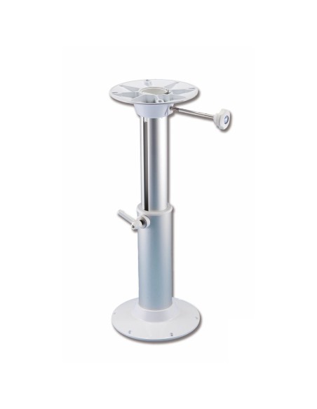 Supporto sedile telescopico in alluminio anodizzato - base BIANCO - O1426040 - 