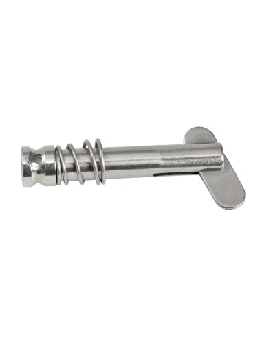 Piastrina inox Ø 6 mm + cavetto inox Ø 1,6 mm + spina inox - 46.116.30 - 