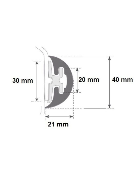 Windscreen PVC profile - Anchorage and Docking - 4449201