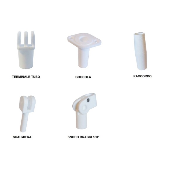 Accessori di ricambio per tendalini, per tubi Ø 22 mm - 46.625.03 - 