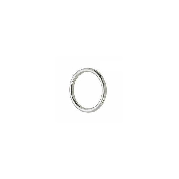 Anello tondo in acciaio inox lucidato - 39.597.02 - 