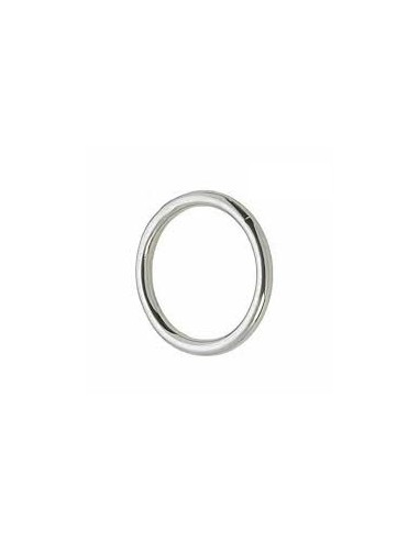 Anello tondo in acciaio inox lucidato - 39.597.02 - 