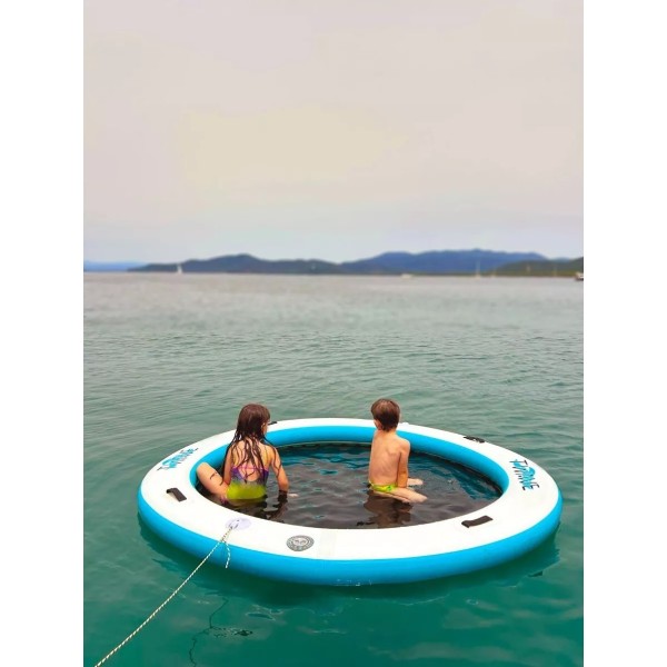 PISCINA PIATTAFORMA SDRAIO YOGA/RELAX GONFIABILE IN PVC CON BORSA DI TRASPORTO - B2000240 -  2