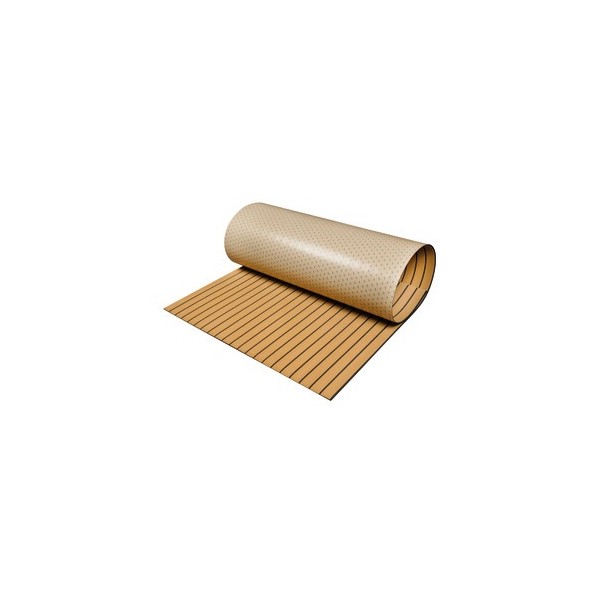 Rivestimento autoadesivo Eva Faux Teak per ponti e coperta in EVA effetto teak - LEGNO - 65.909.01 - 