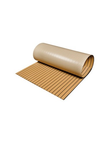 Rivestimento autoadesivo Eva Faux Teak per ponti e coperta in EVA effetto teak - LEGNO - 65.909.01 - 
